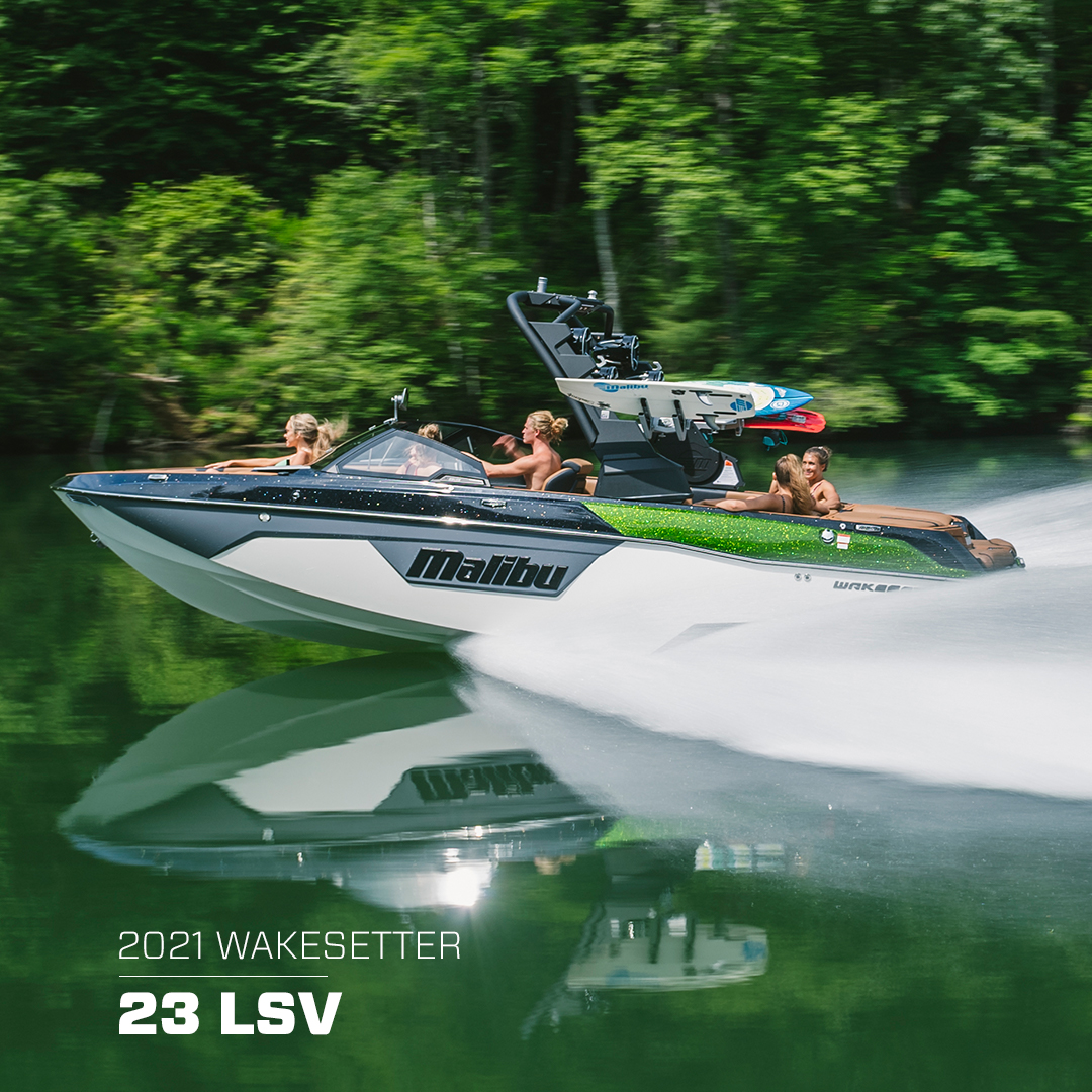 Самый популярный буксировщик в мире - Malibu 23 LSV / 2021 модельного года приобретает новый дизайн и опции кокпита!